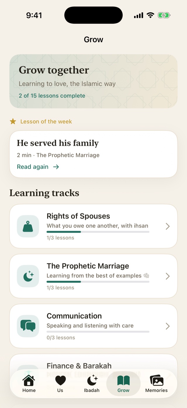 Sakeena — Learn, the Islamic way