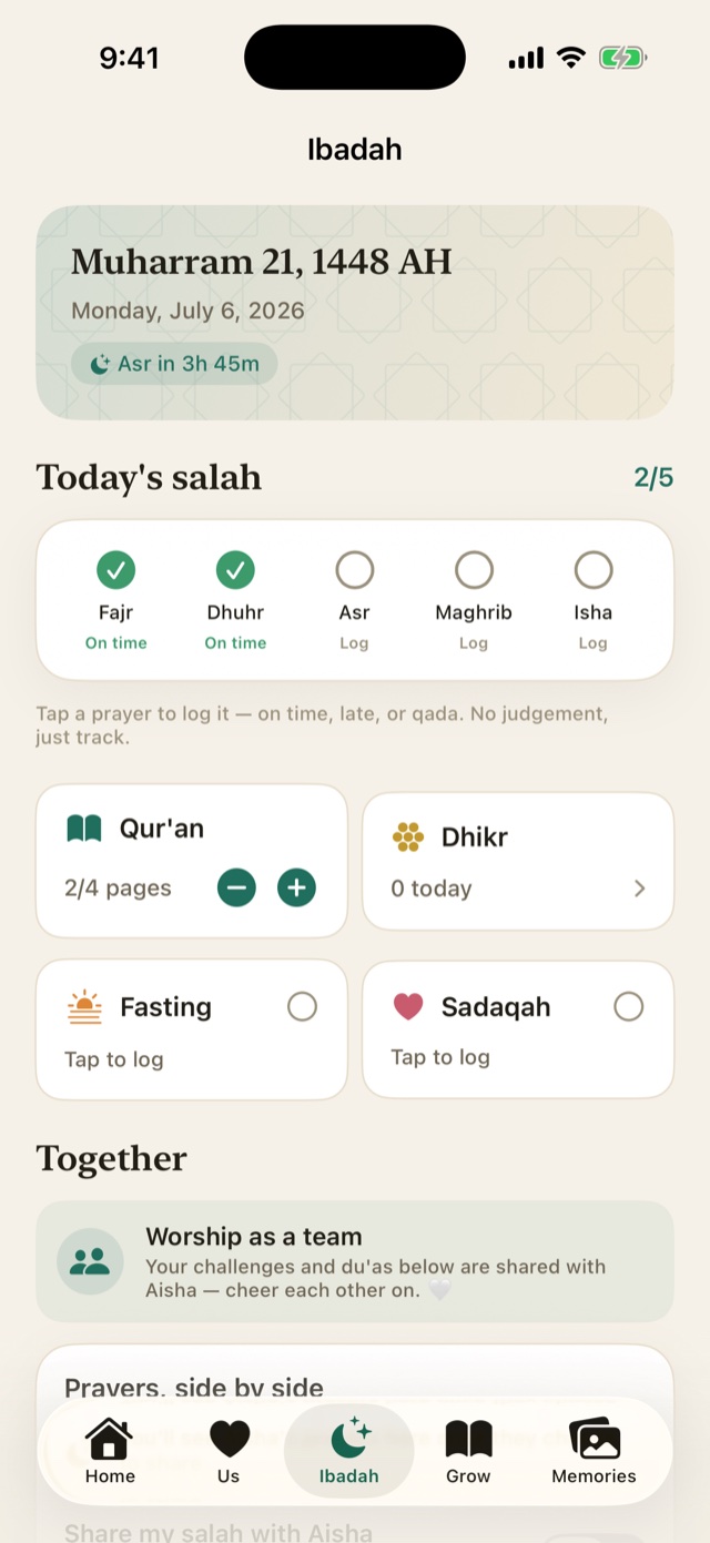 Sakeena — Worship, side by side
